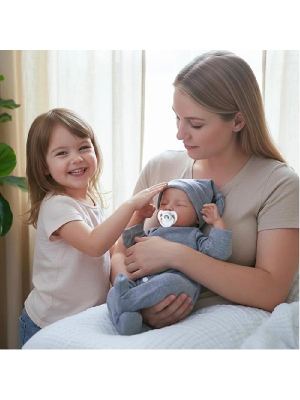 Realistic Reborn Baby Dolls - 18 Inch Full Vinyl Body Lifelike Reborn Boy Doll